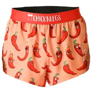 ChicknLegs Men's Athletic Shorts - Red Chili Pepper Design